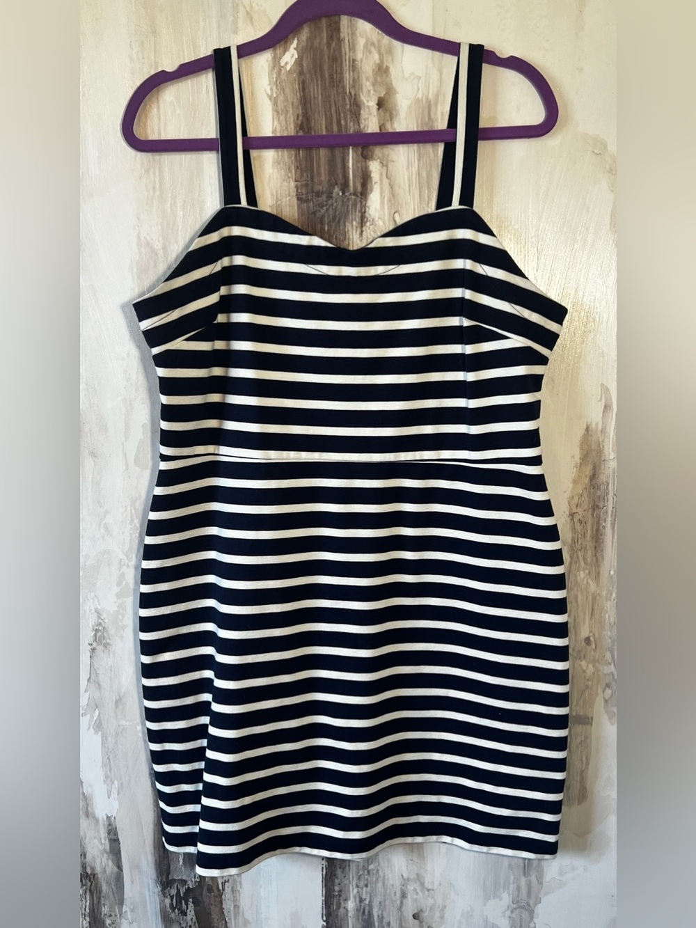 Old Navy Blue & White Striped Dress Size XL